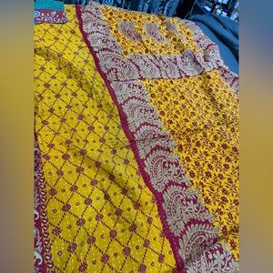 Kantha Blanket 85x55 inches